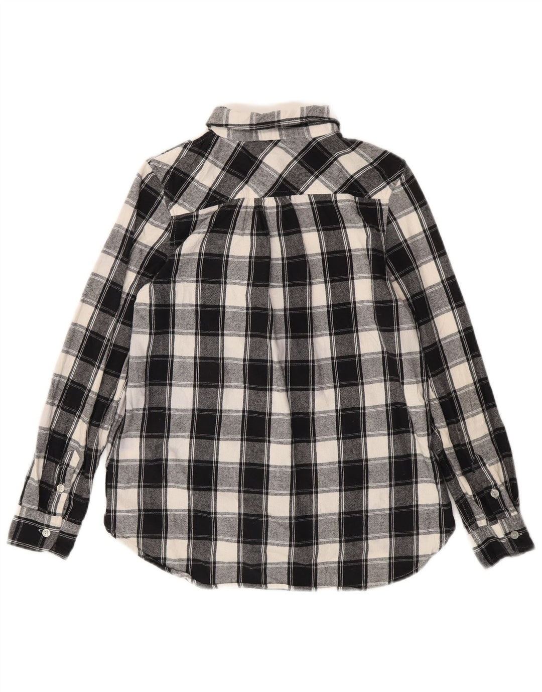 LEVI'S ženska košulja od flanela UK 10 mali crni karirani pamuk