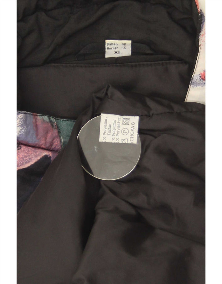 Vintage muška vjetrovka s apstraktnim uzorkom UK 42 XL Višebojna