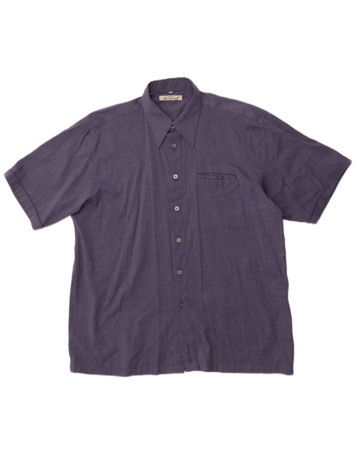 BEN SHERMAN Muška košulja kratkih rukava XL s plavim prugama