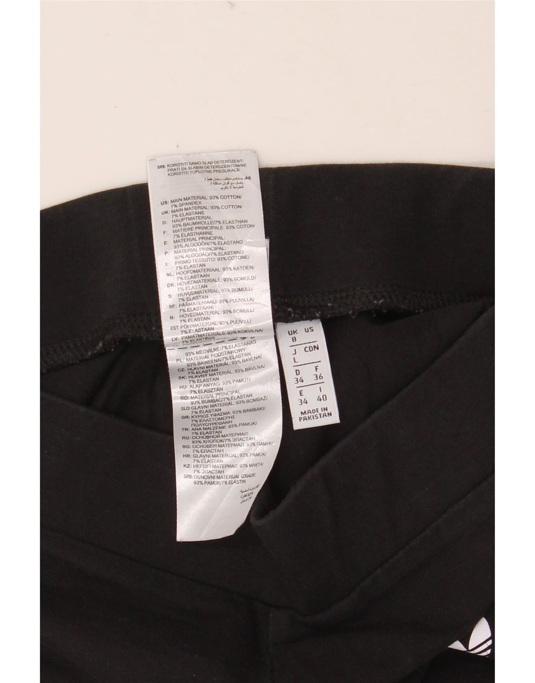 ADIDAS Ženske tajice UK 8 Male crne pamučne