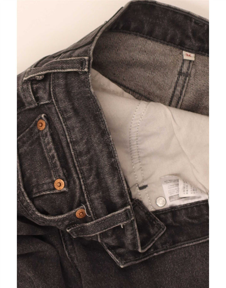 Levi's ženske sužene traperice W26 L27 crni pamuk
