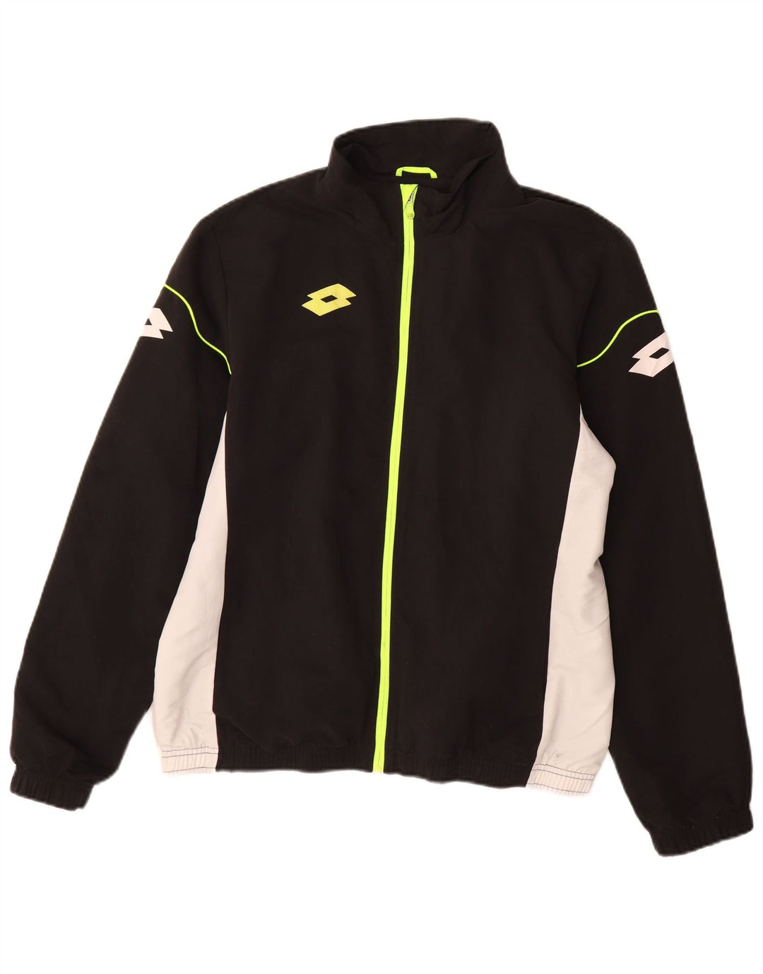 Lotto muška grafička gornja jakna od poliestera srednje crne boje