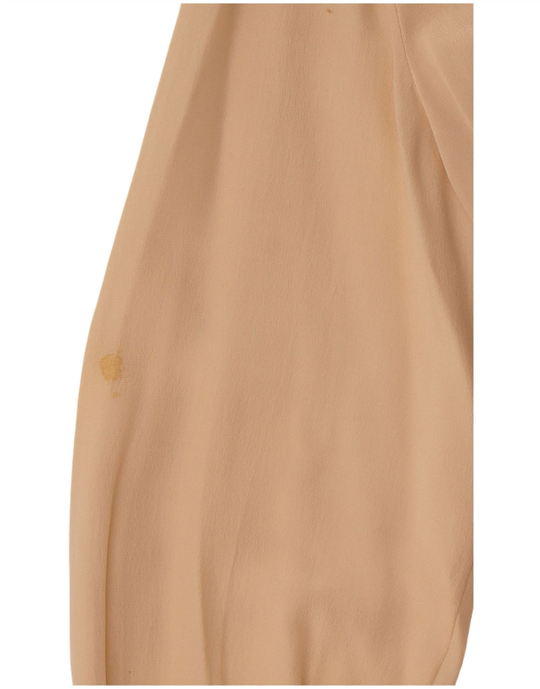 VINTAGE Ženska košulja dugih rukava EU 36 Mala bež cvjetna svila