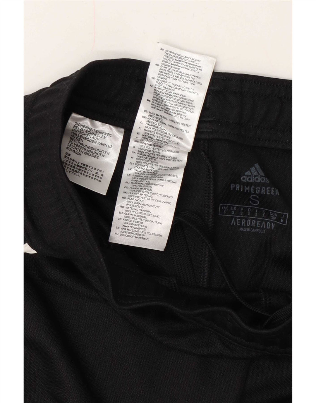Adidas muške Aeroready hlače za trenirku Male crne poliesterske hlače