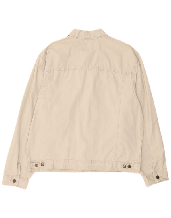 Lee muška bomber jakna UK 42 XL bež pamuk