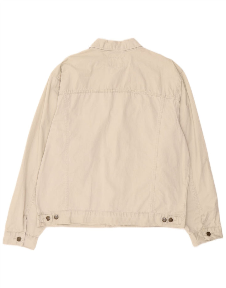 Lee muška bomber jakna UK 42 XL bež pamuk