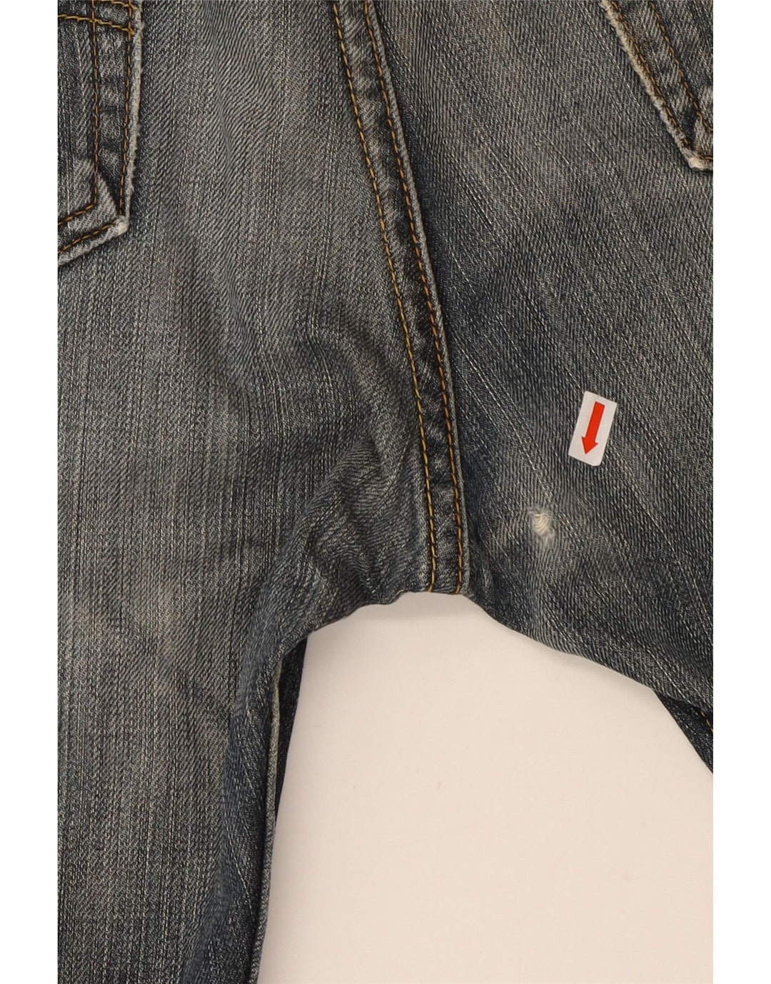 LEVI'S Mens 506 Standardne ravne traperice W36 L32 Plavi pamuk