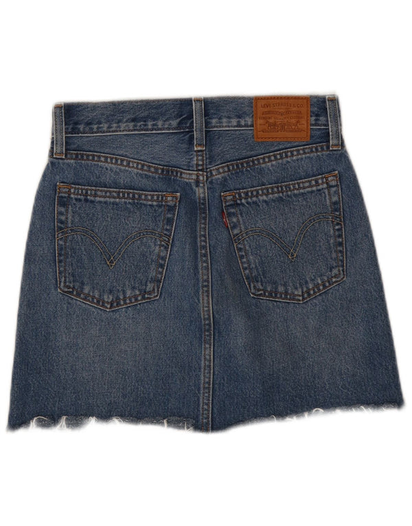 Levi's ženska traper suknja W24 XS plavi pamuk