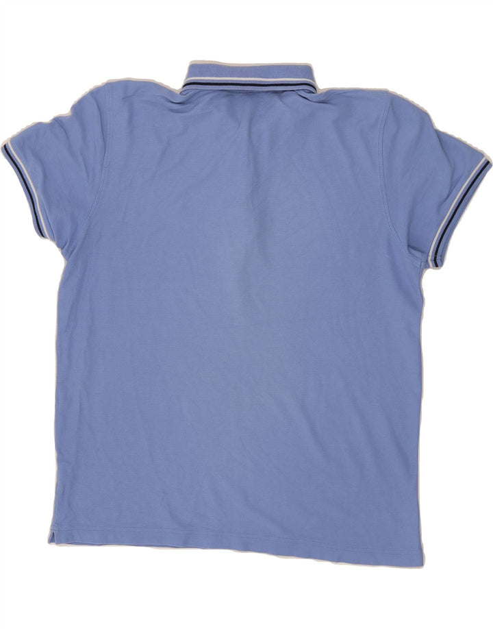 LOTTO Mens Polo Shirt Large Blue Cotton Vintage Lotto and Second-Hand Lotto from Messina Hembry 