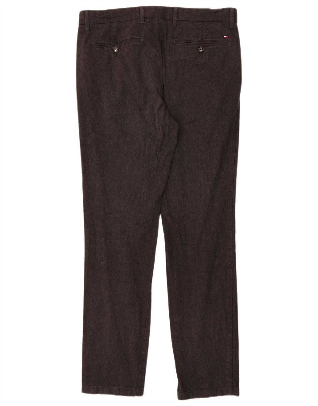 TOMMY HILFIGER Muške uske chino hlače W32 L32 Sivi pamuk