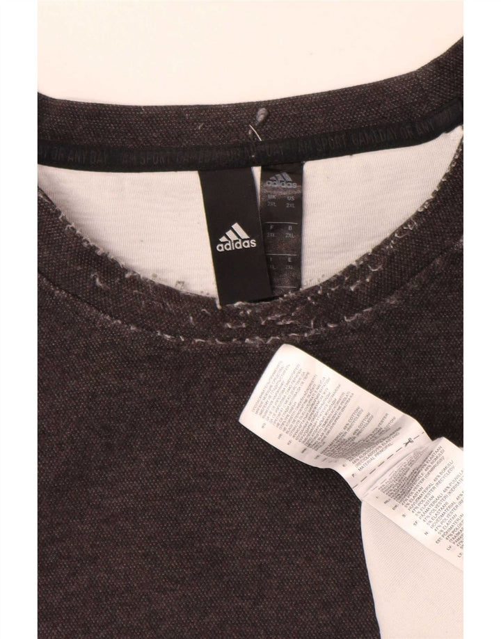 Adidas muški džemper 2XL sivi pamuk