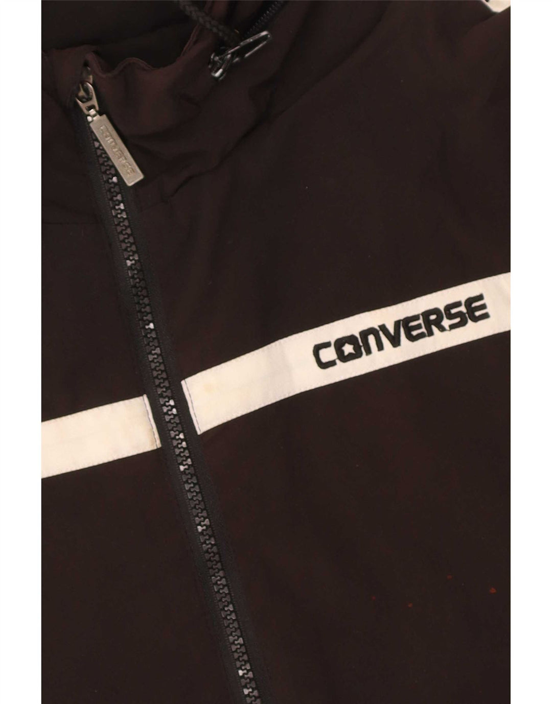 Converse ženska vjetrovka s kapuljačom UK 14 srednje crne boje