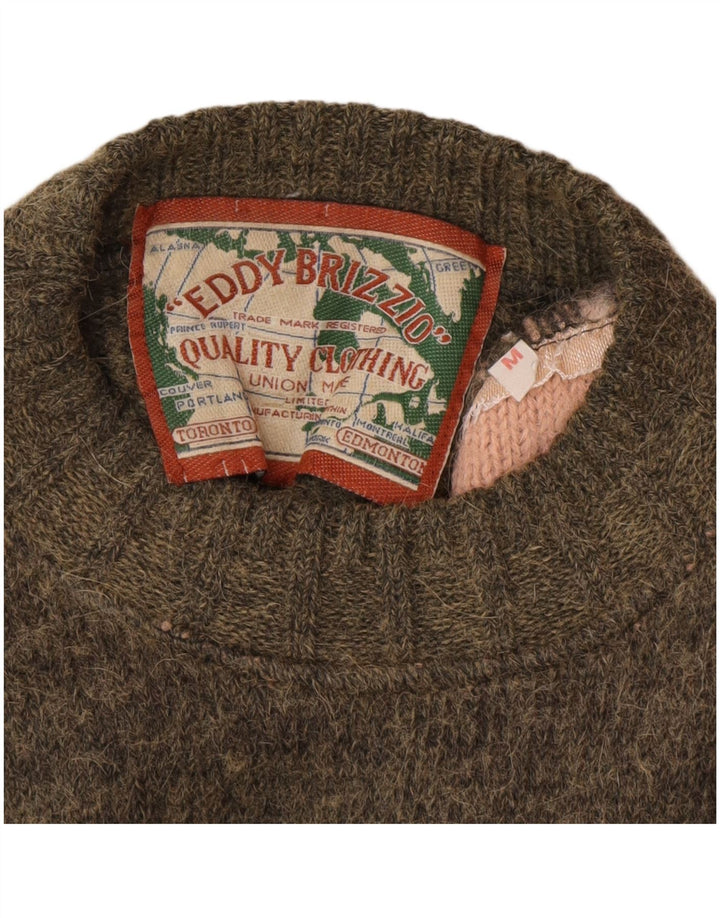 Vintage muški džemper s okruglim izrezom srednje jake boje Fair Isle