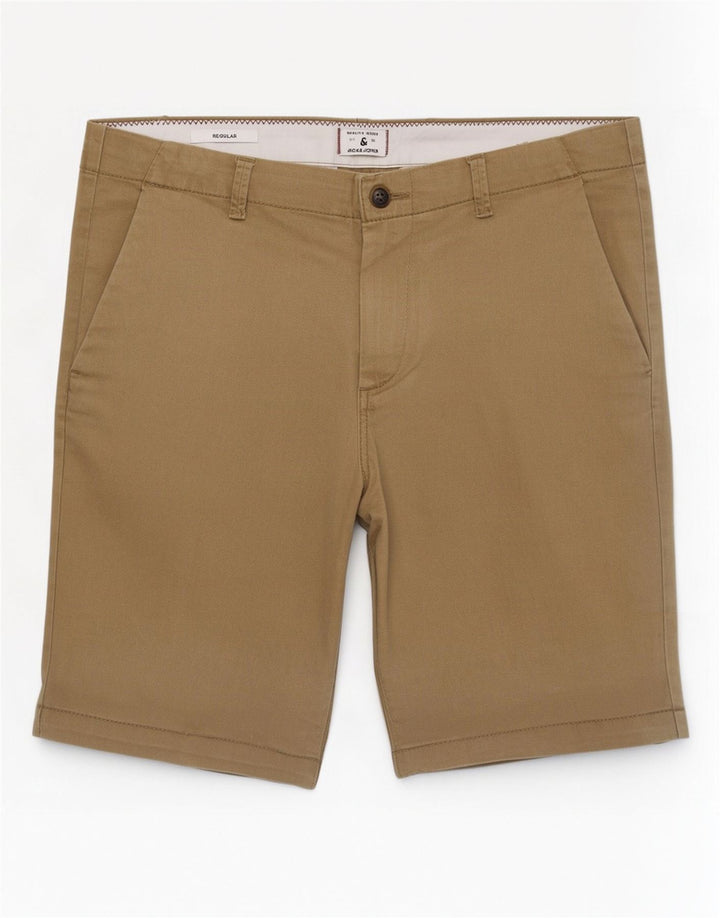 Jack & Jones Regular Chino kratke hlače srednje veličine W32 kaki pamuk
