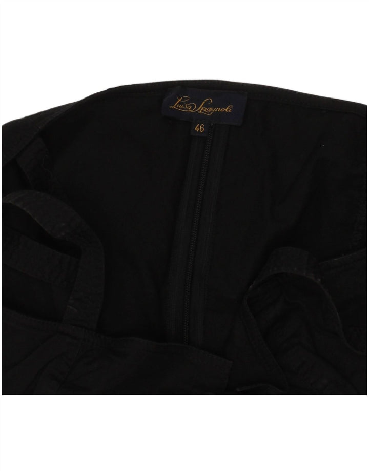 LUISA SPAGNOLI Ženski gornji dio korzeta IT 46 Veliki crni pamuk