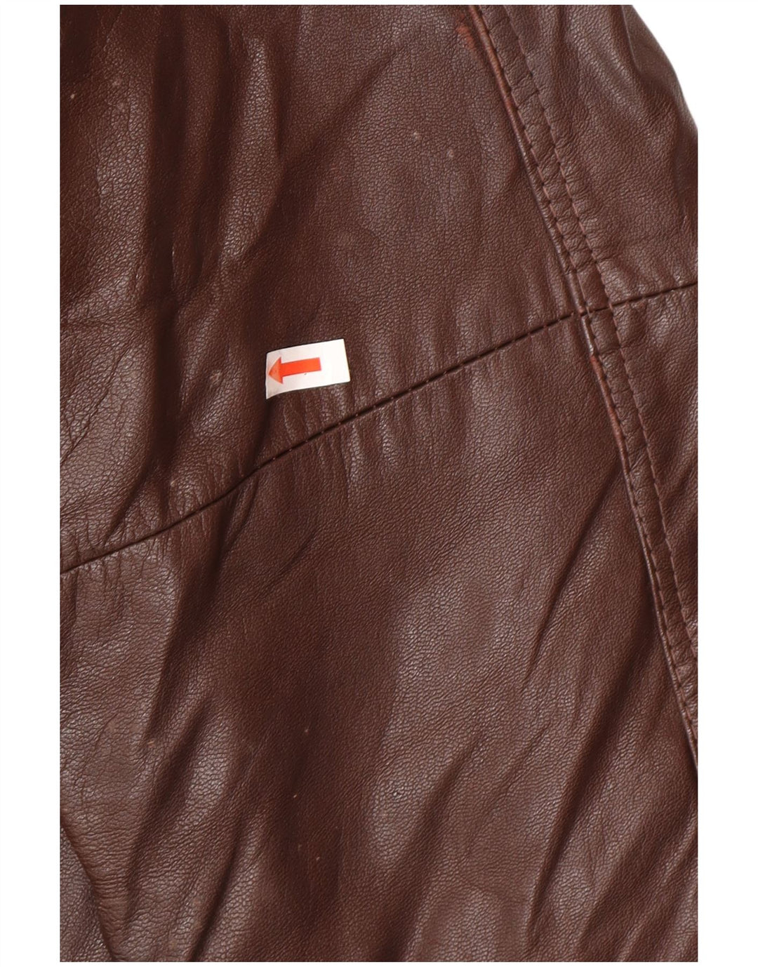 Vintage muška kožna jakna IT 52 XL smeđa