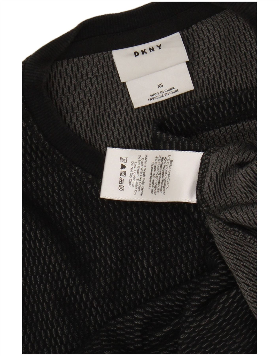 DKNY muška majica dugih rukava XS crni pamuk