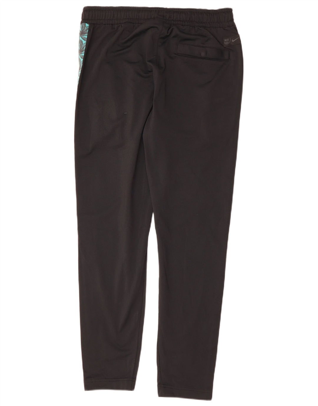 NIKE muške grafičke hlače za trenirku srednje crne boje od poliestera