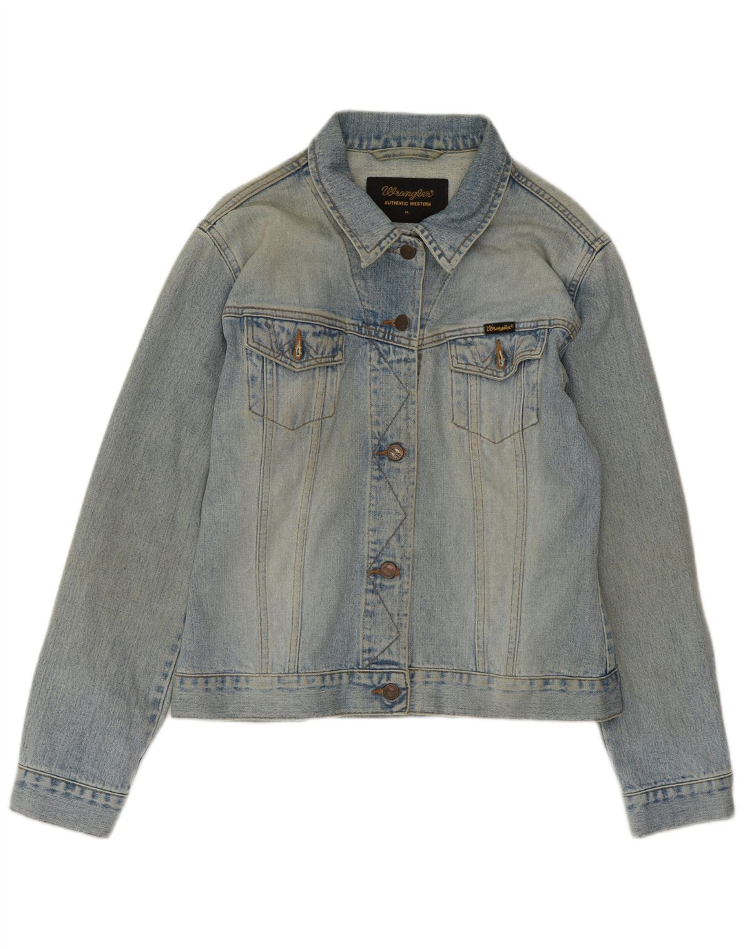 WRANGLER ženska traper jakna UK 18 XL plavi pamuk