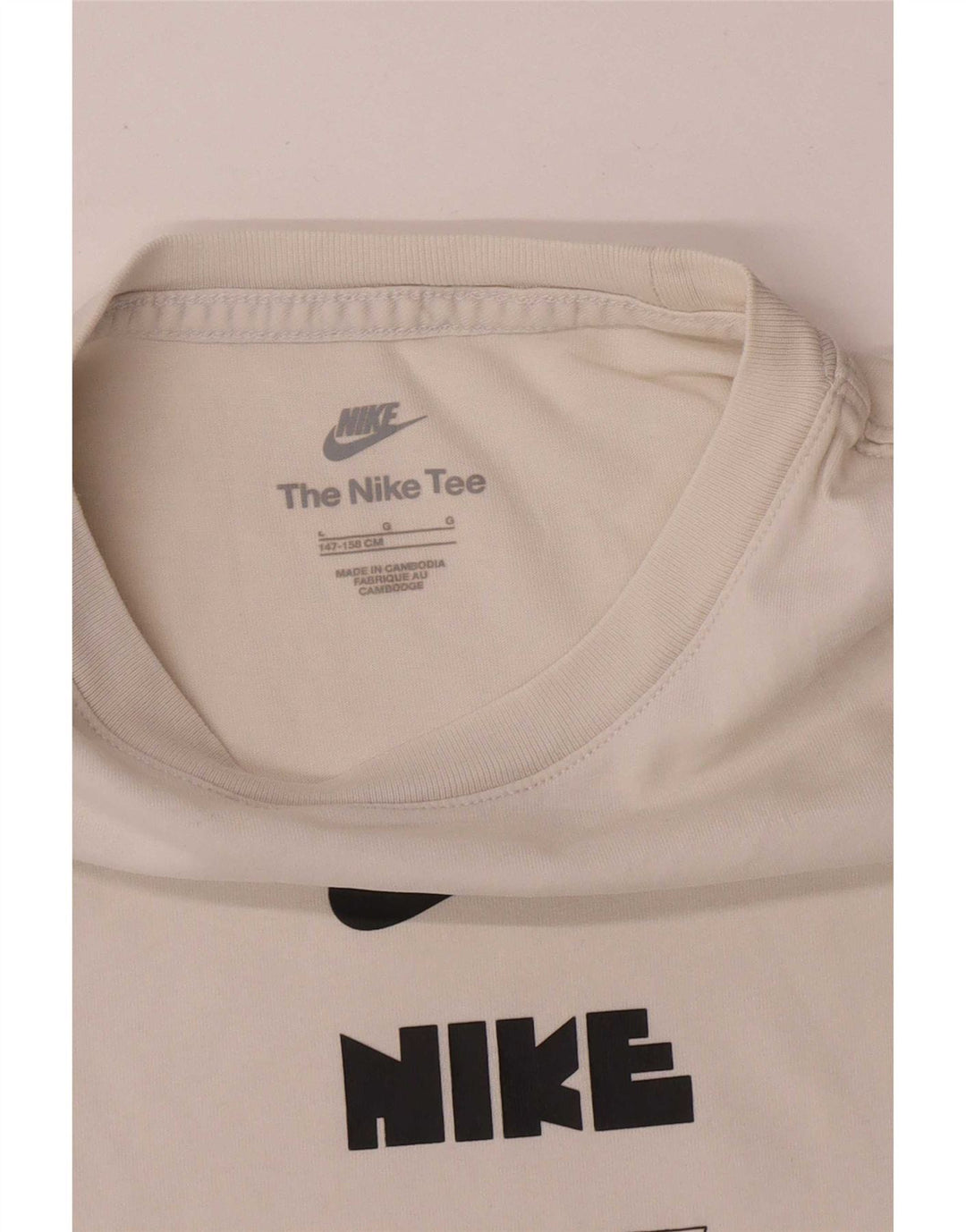 Nike Boys Graphic T-Shirt Top 12-13 Years Large White