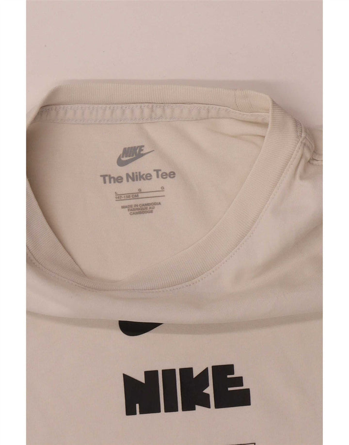 Nike Boys Graphic T-Shirt Top 12-13 Years Large White