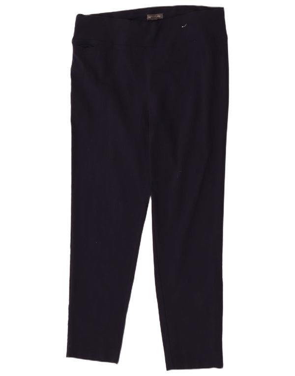 Marks & Spencer ženske sužene ležerne hlače UK 18 XL W36 L29 tamnoplave