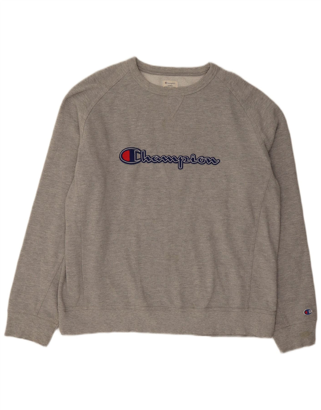 Champion muški džemper s grafičkim motivima 2XL sivi s pjegama