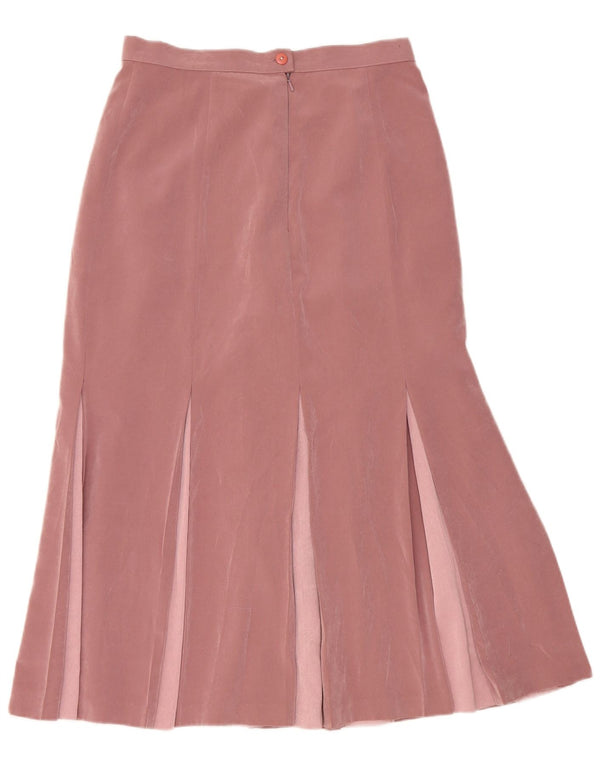 Jaques Vert ženska plisirana suknja A-kroja UK 14 Srednje W28 Pink Colourblock
