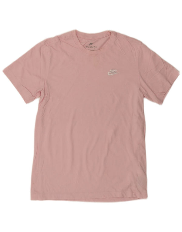 Nike Ženska majica kratkih rukava UK 10 Small Pink Cotton