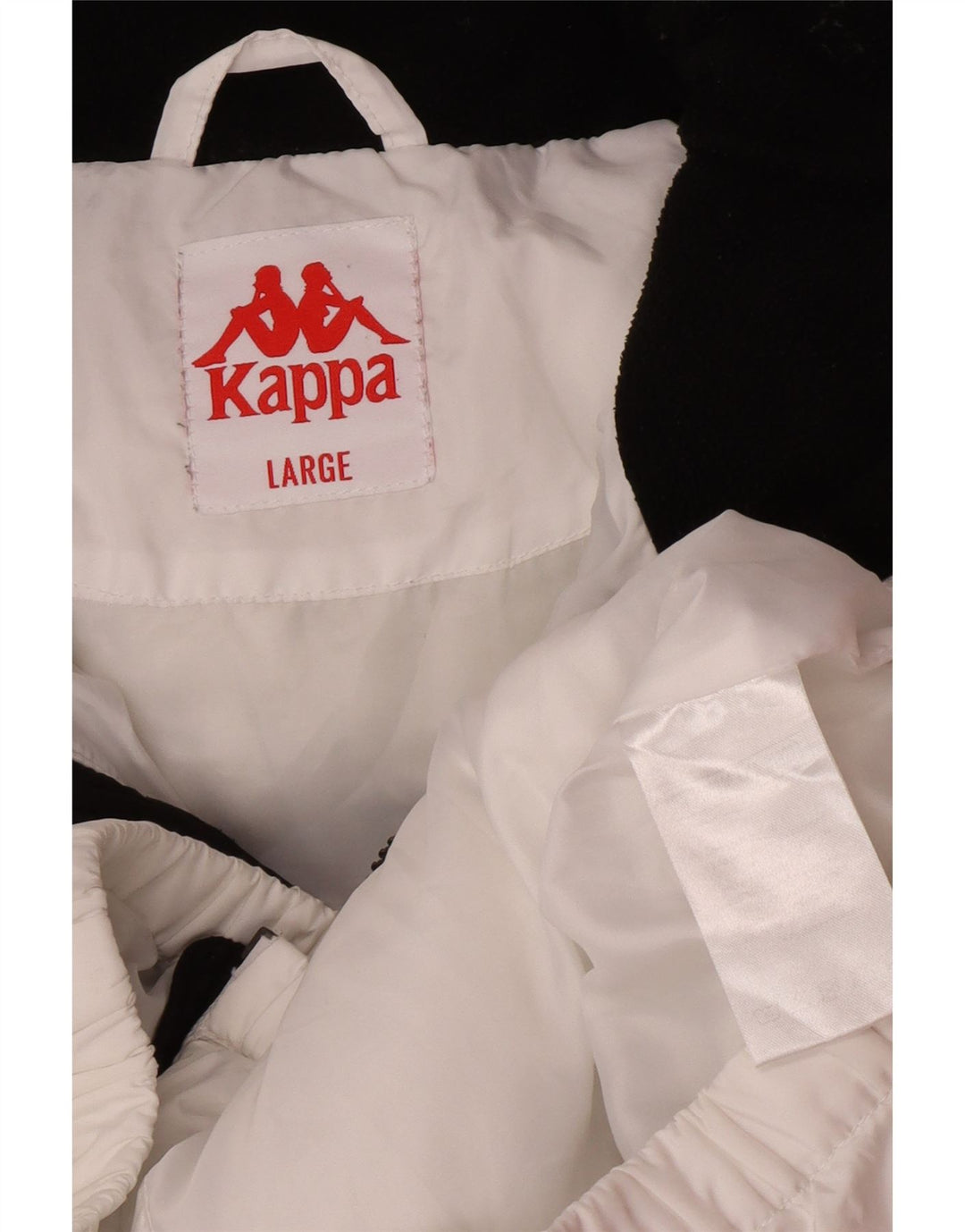 Kappa muška podstavljena jakna UK 40 veliki bijeli poliester u boji