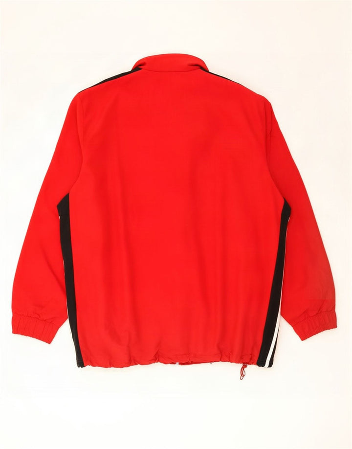 Adidas muška trenirka Climalite gornja jakna 3XL poliester crvene boje