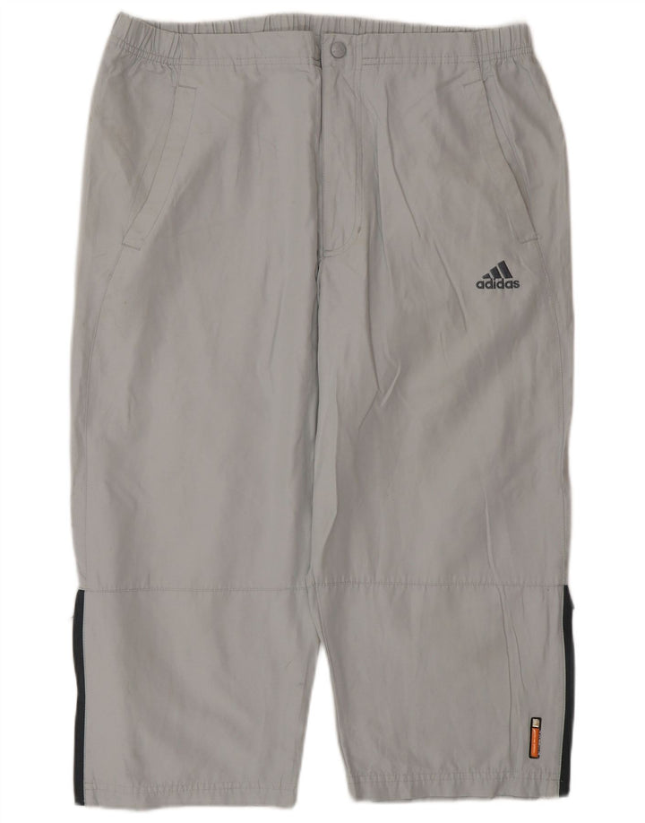 Adidas muške kapri trenirke velike sive pamučne hlače