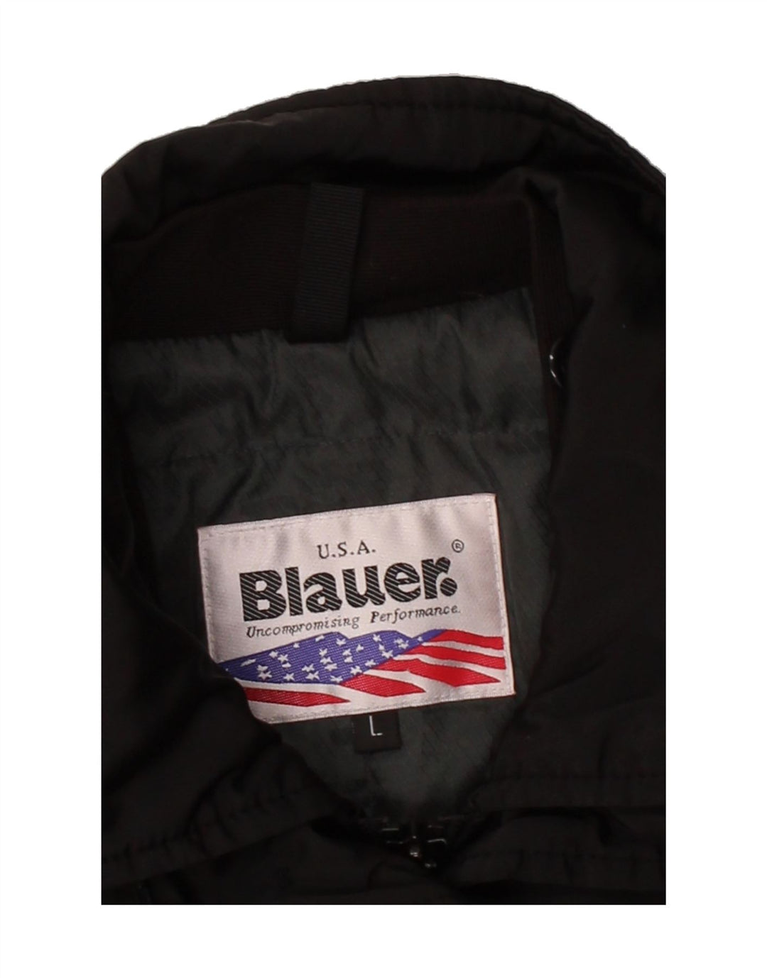 BLAUER Womens Military Jacket UK 16 Large Black Vintage Blauer and Second-Hand Blauer from Messina Hembry 