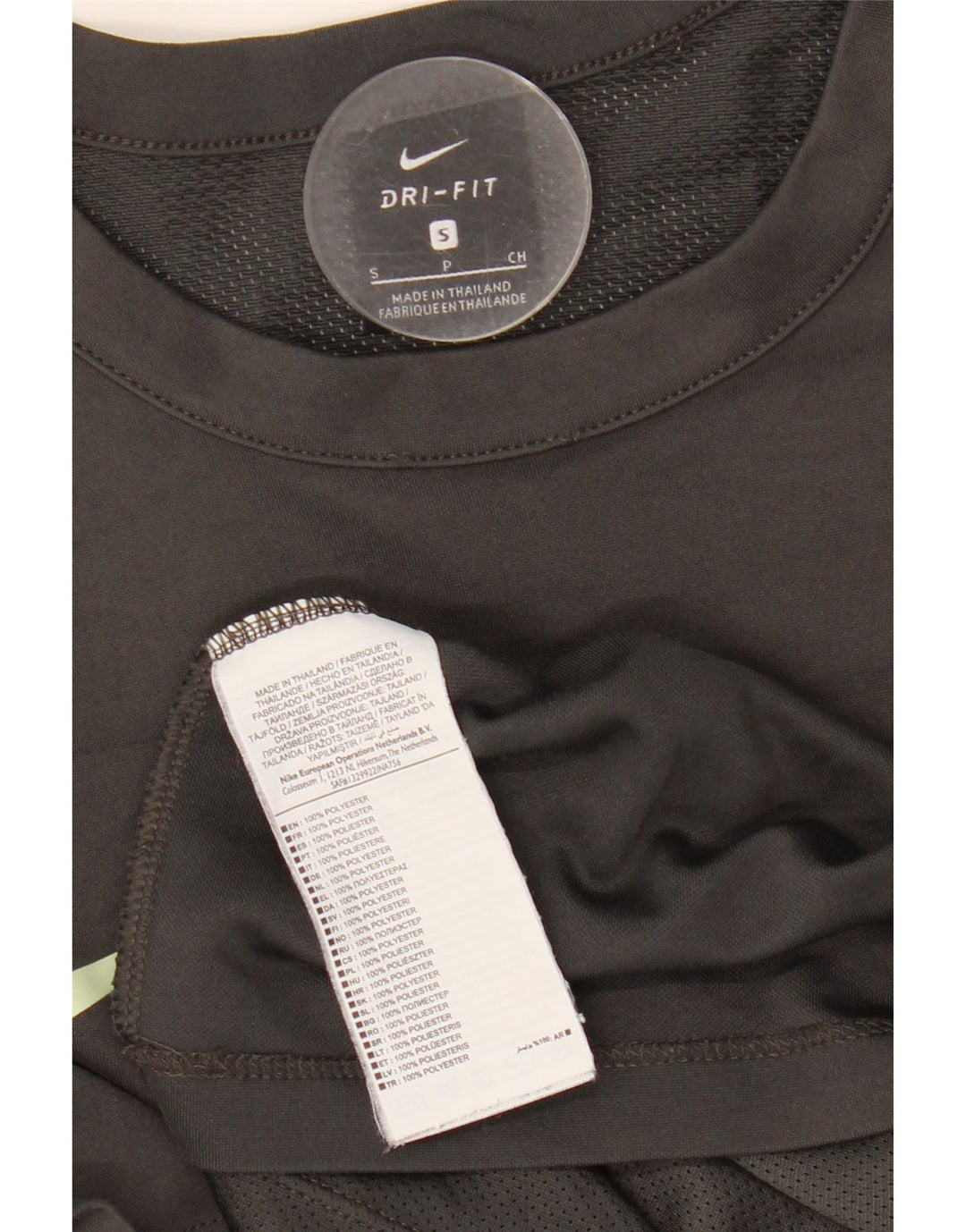 NIKE muška Dri Fit majica s kratkim rukavima, mali sivi poliester