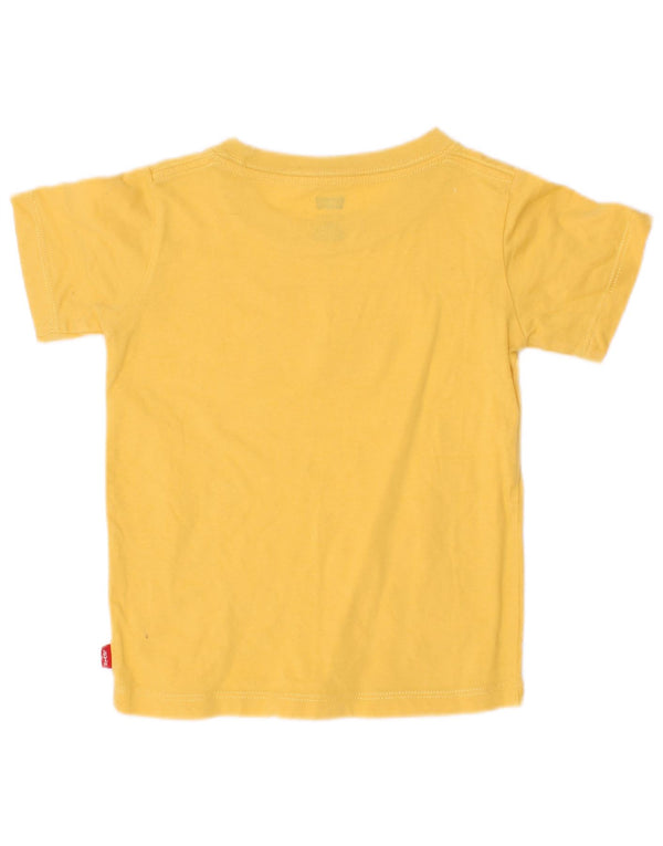 Gornja majica kratkih rukava Levi's Boys Graphic T-Shirt 2-3 Years Yellow