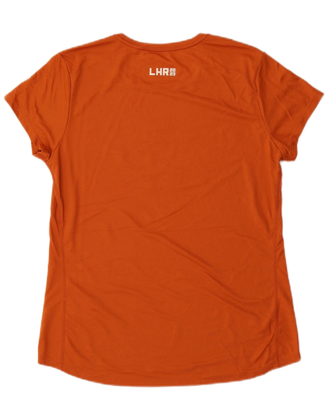 NIKE Ženska majica kratkih rukava s grafičkim motivima UK 14, veliki narančasti poliester