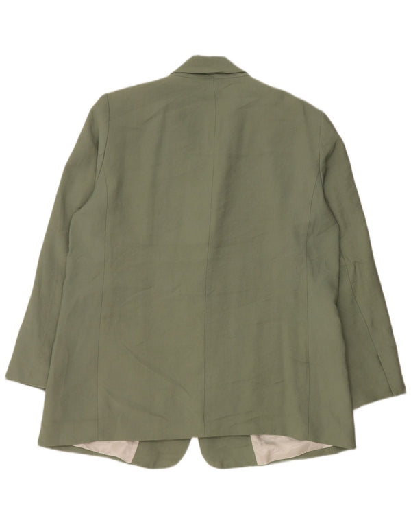 Zara ženski sako sa 1 gumbom UK 18 XL zeleni modal