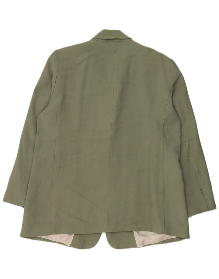 Zara ženski sako sa 1 gumbom UK 18 XL zeleni modal