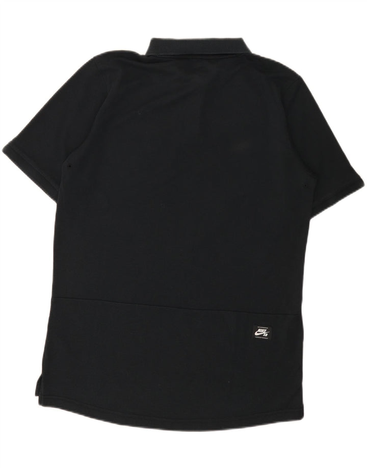 Nike muška Dri Fit polo majica srednje crne pamučne boje
