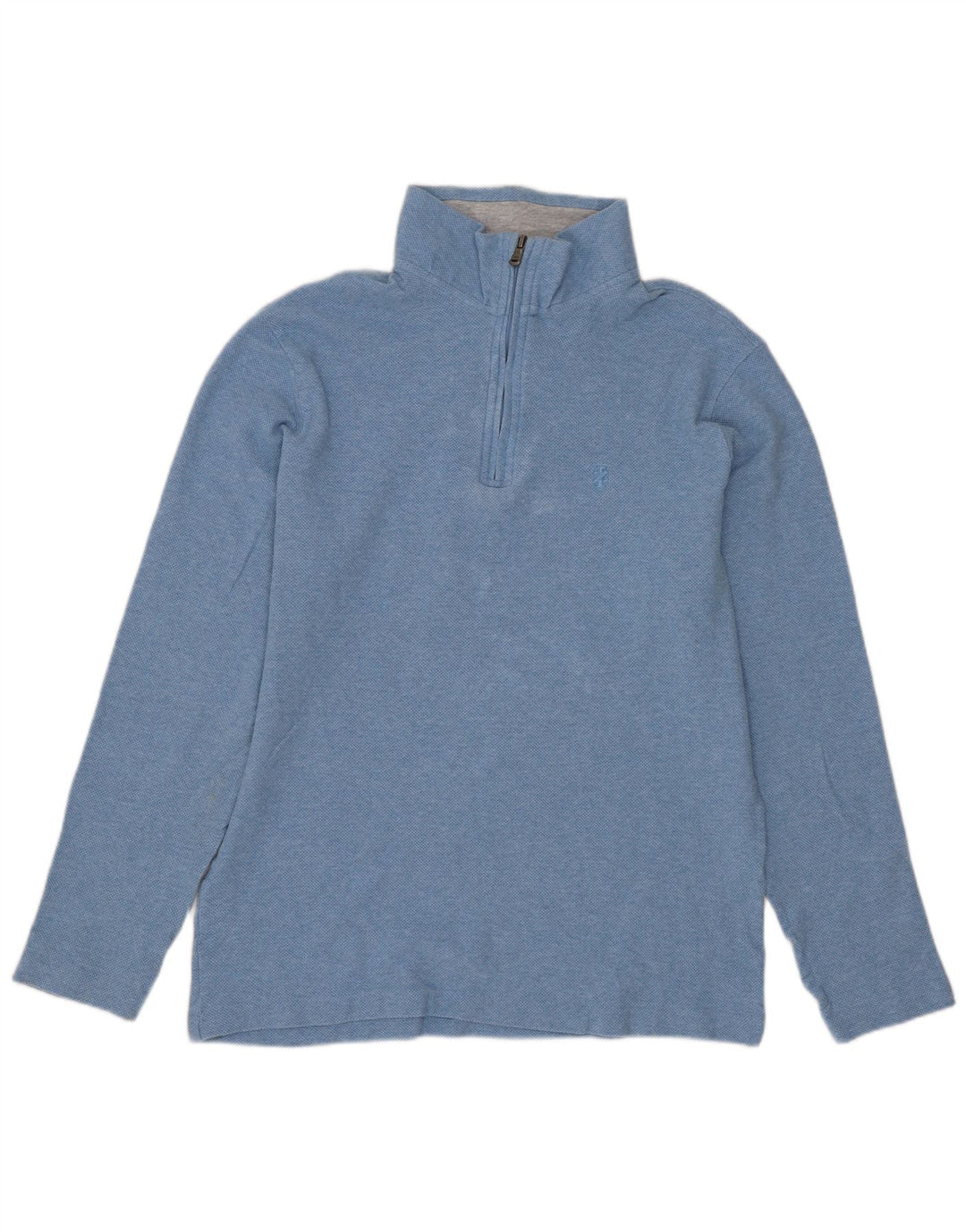 IZOD Ženska majica s izrezom na patentni izrez UK 14 srednje plava