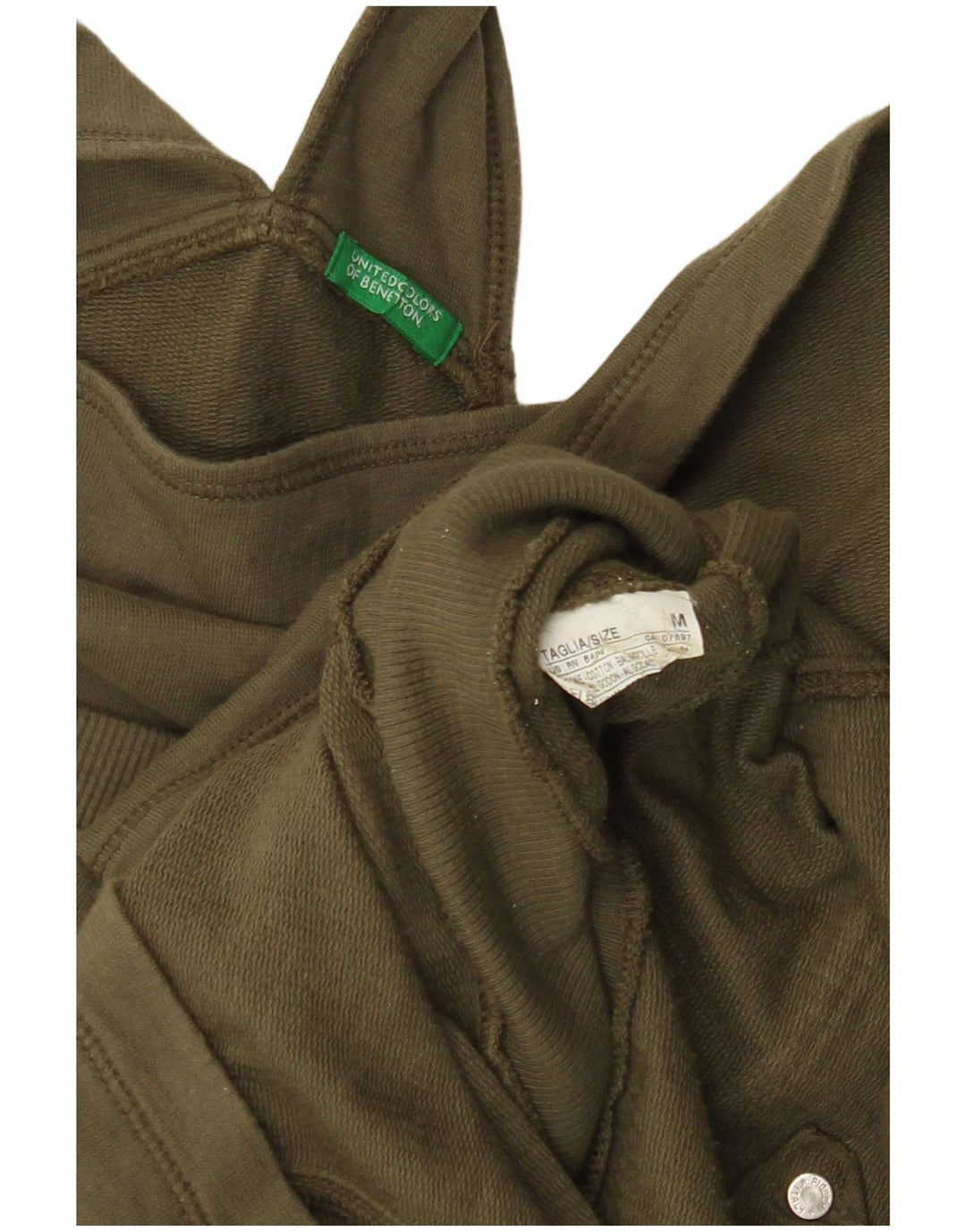 BENETTON Ženska kombinezon haljina UK 14 Srednji kaki