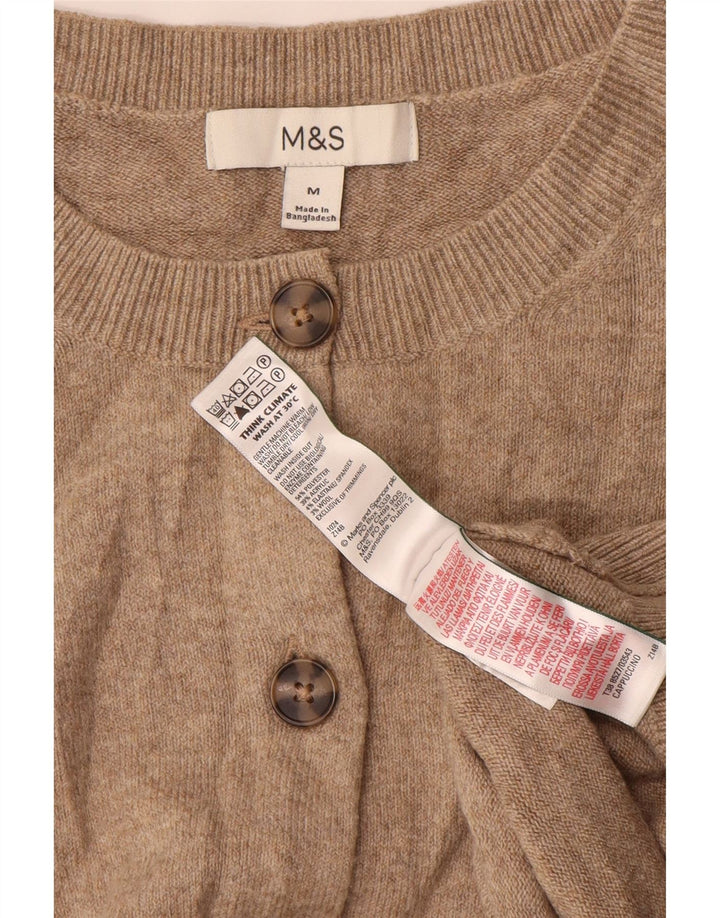 Marks & Spencer ženski prekomjerni džemper UK 14 Srednje bež