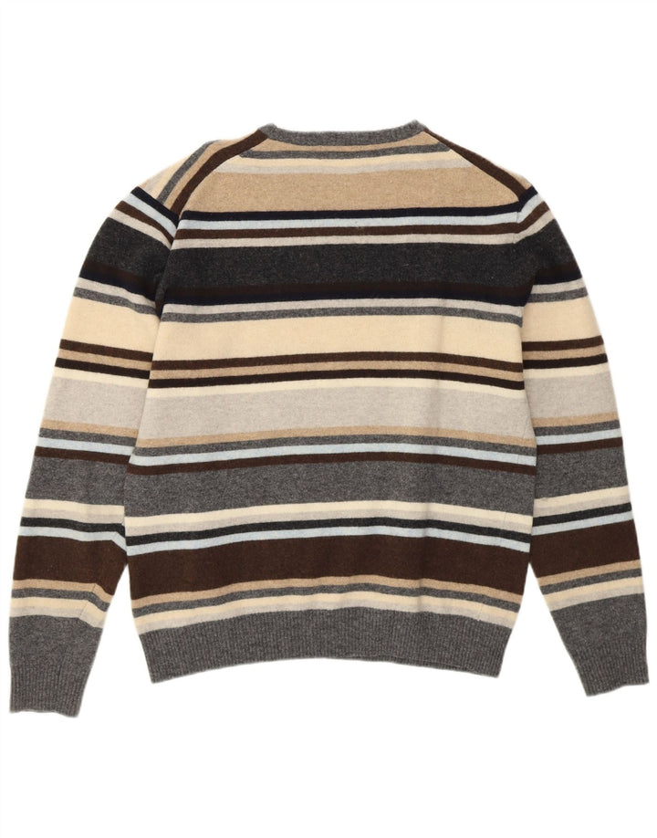 KAPPA ženski džemper s okruglim izrezom UK 16 na velike raznobojne pruge