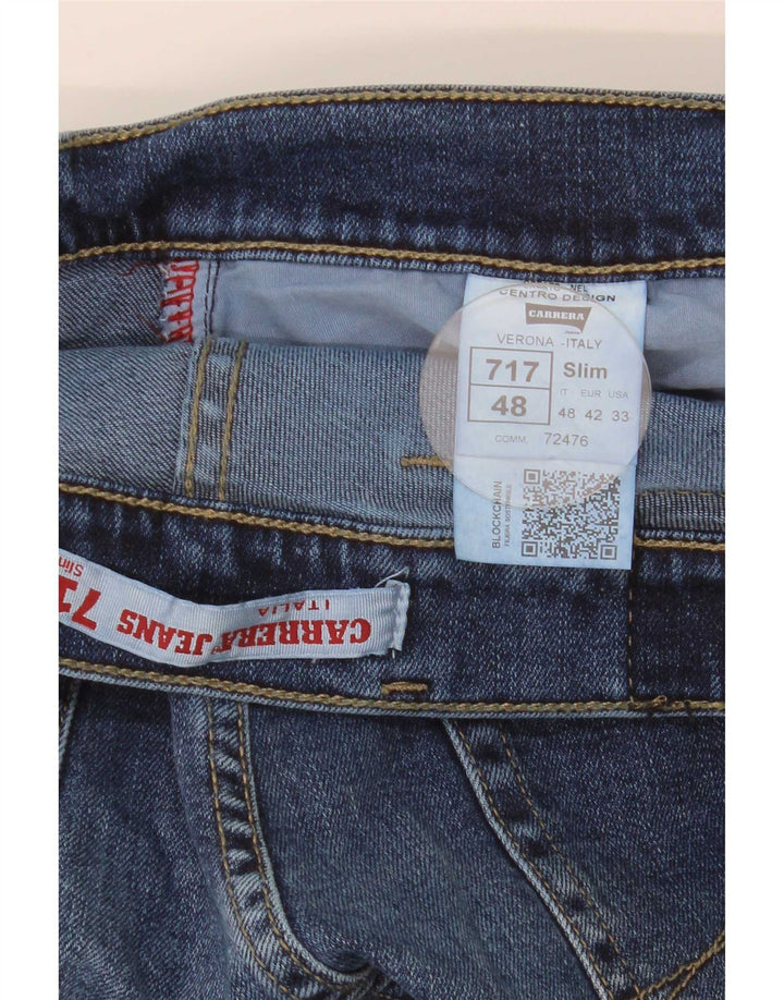 Carrera Mens 717 Slim Jeans IT 48 Srednje W33 L32 Plavi pamuk