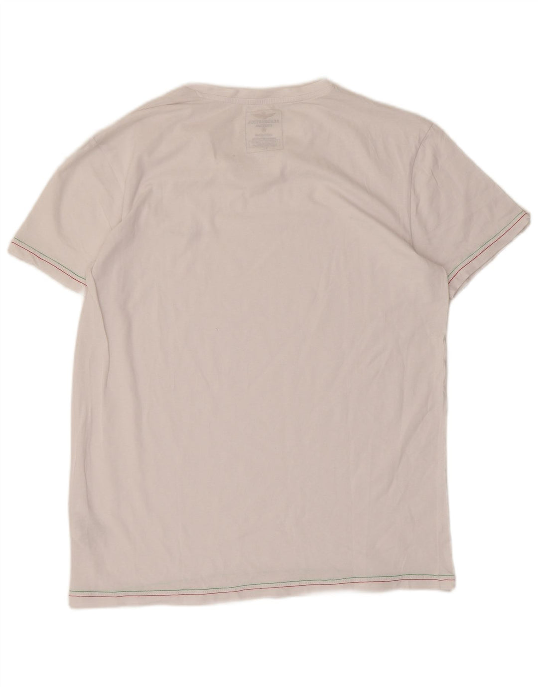 AERONAUTICA MILITARE Ženska majica kratkih rukava UK 18 XL bijeli pamuk