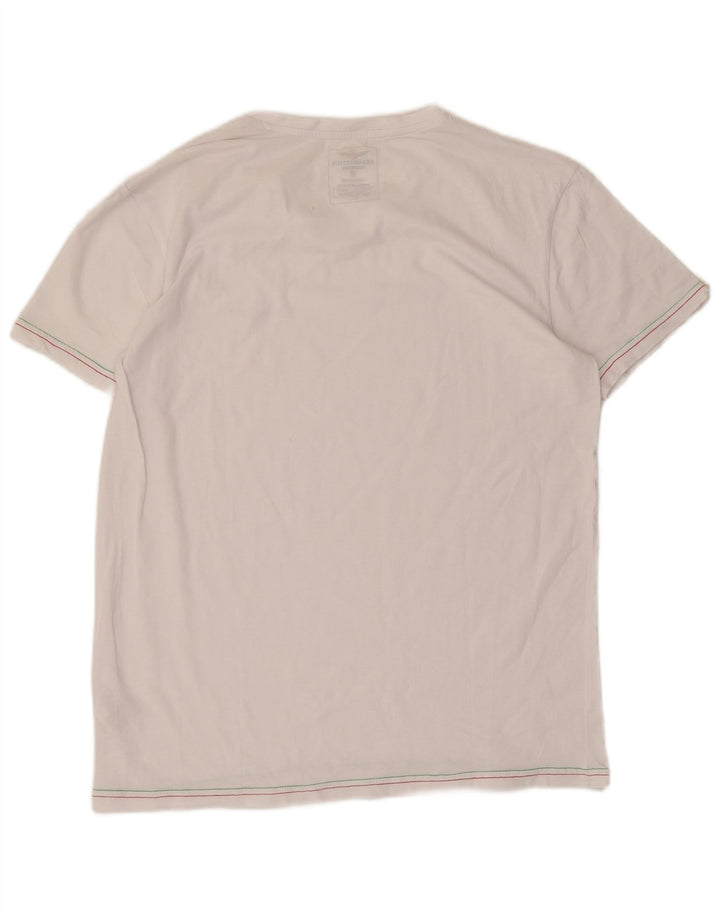 AERONAUTICA MILITARE Ženska majica kratkih rukava UK 18 XL bijeli pamuk