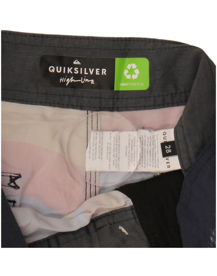 Quiksilver muške kratke hlače za plivanje male raznobojne pruge od poliestera