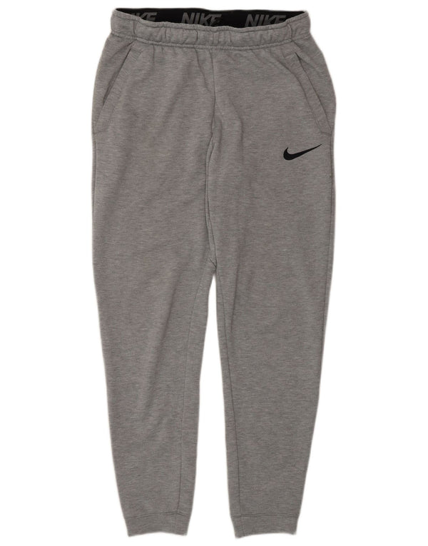 Nike Mens Tracksuit Trousers Joggers Small Grey Polyester