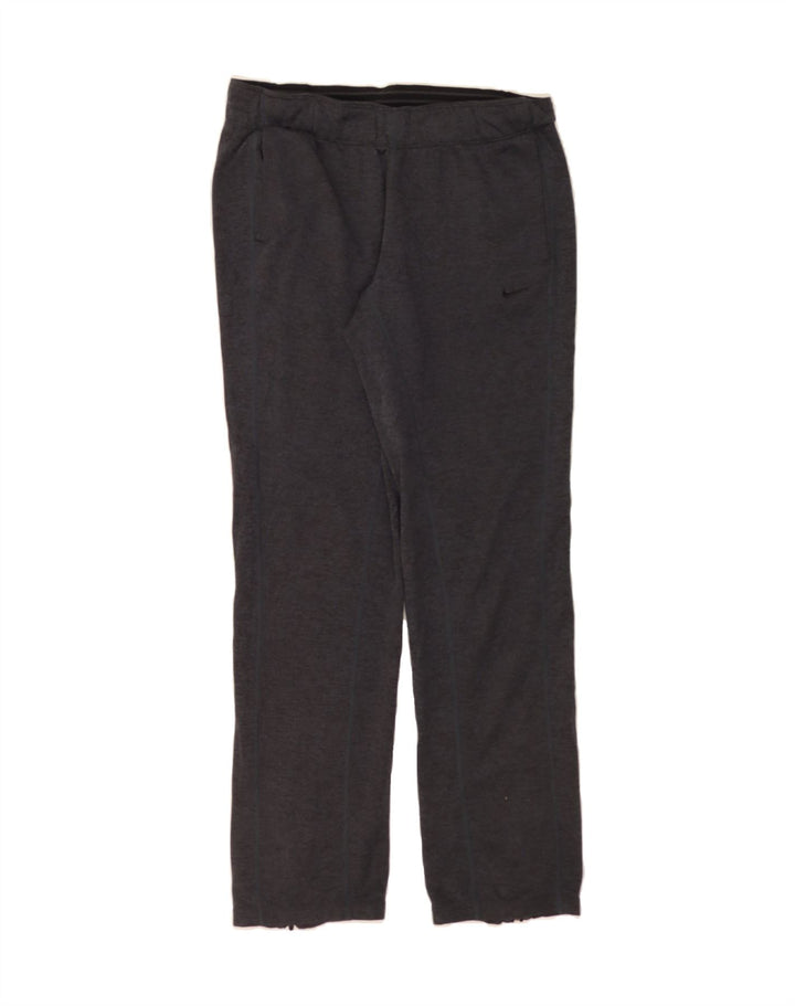 NIKE Womens Therma-Fit Tracksuit Trousers UK 10 Small  Grey Polyester Vintage Nike and Second-Hand Nike from Messina Hembry 