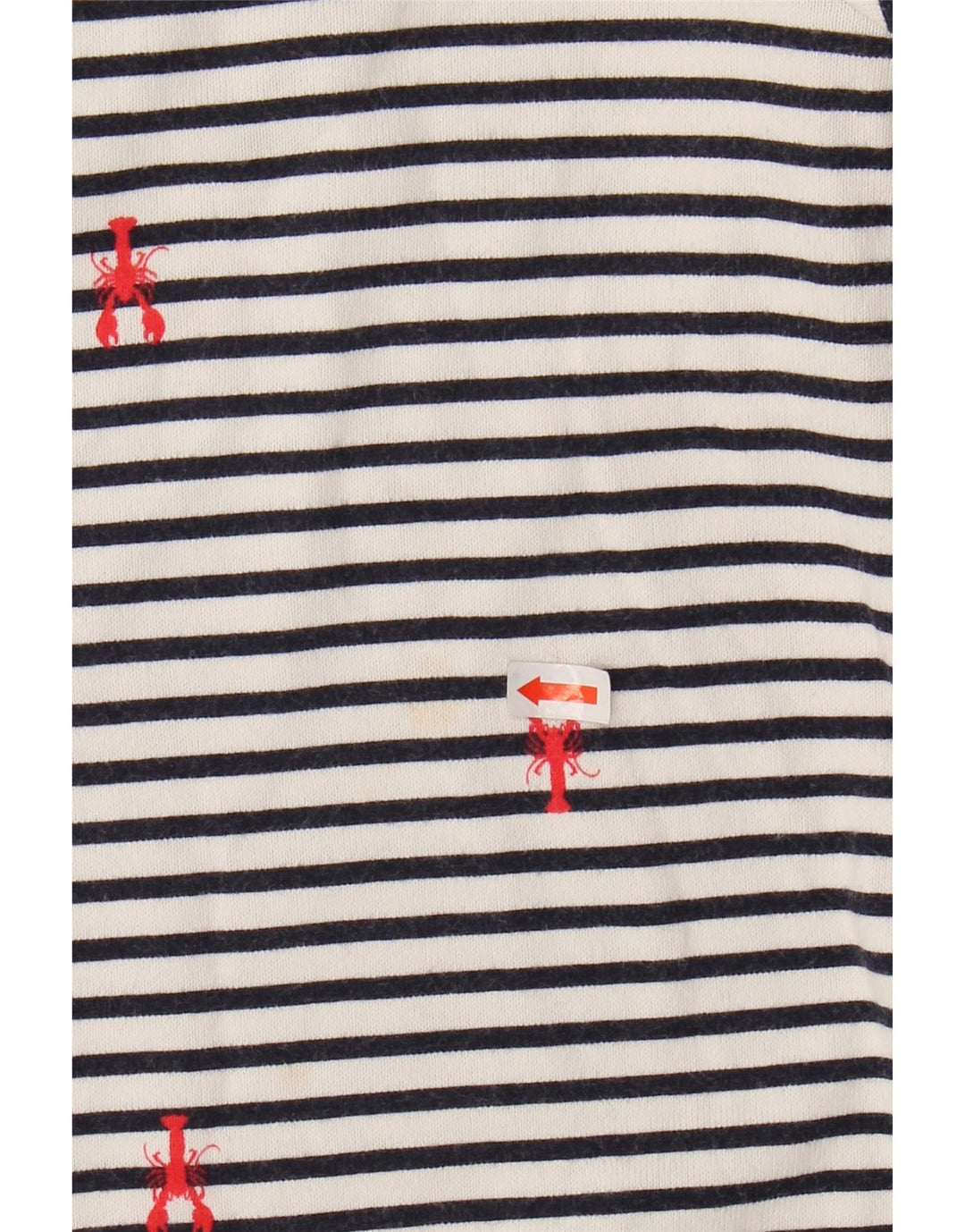 JOULES Ženska majica dugih rukava UK 14 Velike bijele pruge